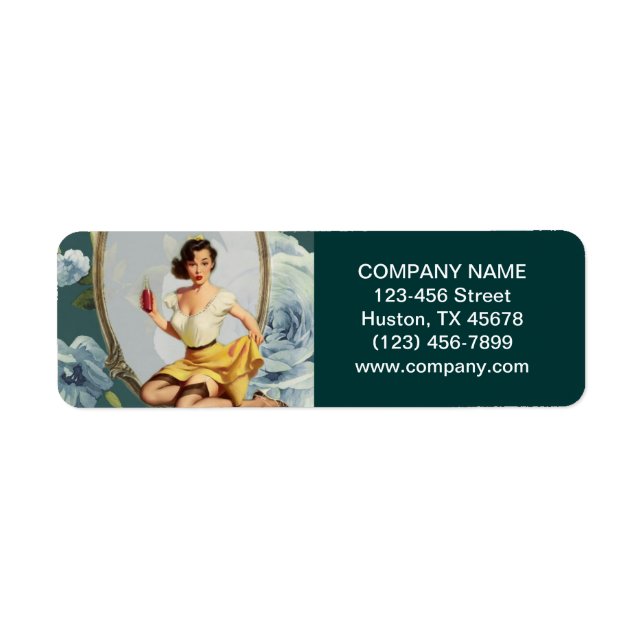 Button Up Girl Cosmetologist Haarkopfartist (Vorne)