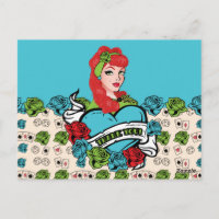 Button-up Girl, danke Karten