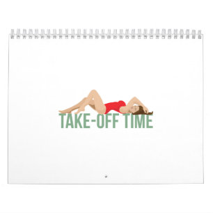 Button-Up-Girl-Geschenk für Flugzeuge, Nose Art Kalender