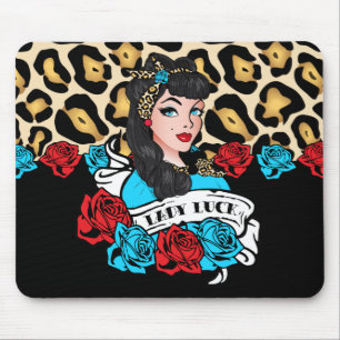 Button-up Girl, Rock-A-Billy Mousepad
