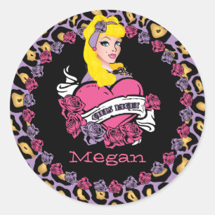 Button-up Girl, Rock-a-Billy, Party Stickers