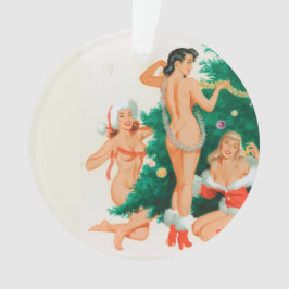 Button Up Girls Trimmen Weihnachtsbaum Ornament