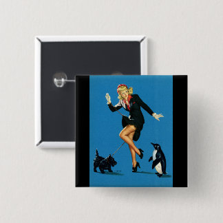 BUTTON-UP-MÄDCHEN-SCHALTER BUTTON