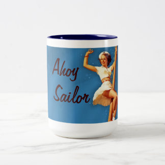 BUTTON UPS ZWEIFARBIGE TASSE