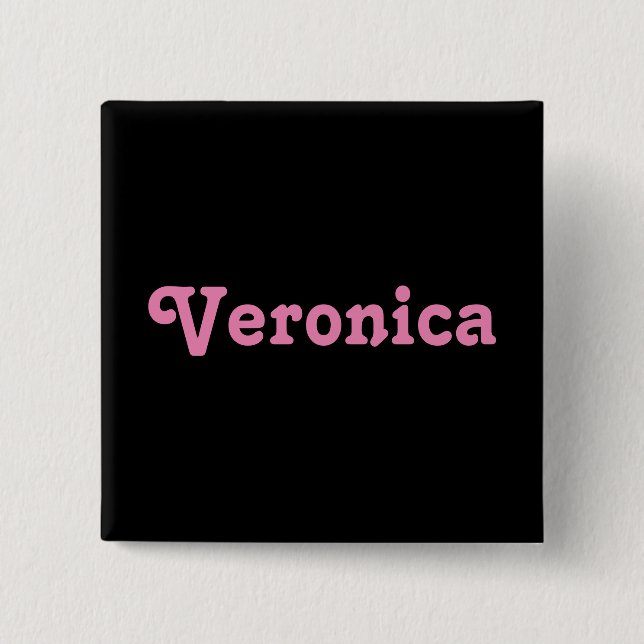 Button Veronica (Vorderseite)