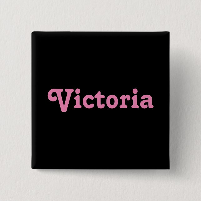 Button Victoria (Vorderseite)