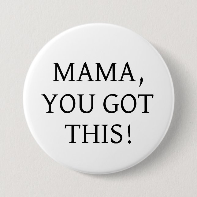 Button von Mama - Geschenk für Mama - Buttone für  (Vorderseite)