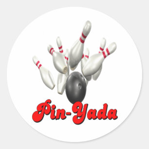 Button-Yada Runder Aufkleber