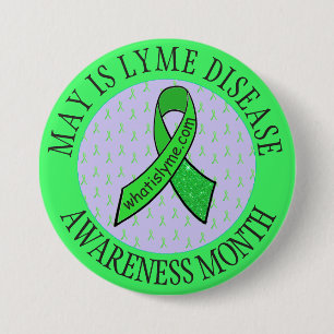 Button zum Monat der Lyme-Borreliose-Aufklärung