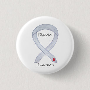 Button zur Sensibilisierung für Diabetes