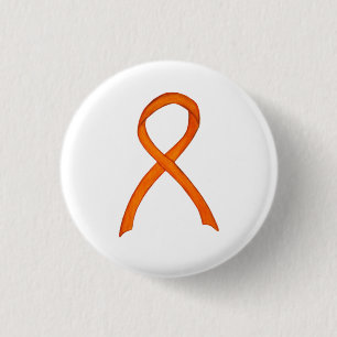 Buttone der "Orange Awareness Ribbon Custom Art" Button