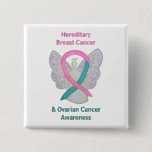 Buttone zur Sensibilisierung für erbliche Brustkre Button