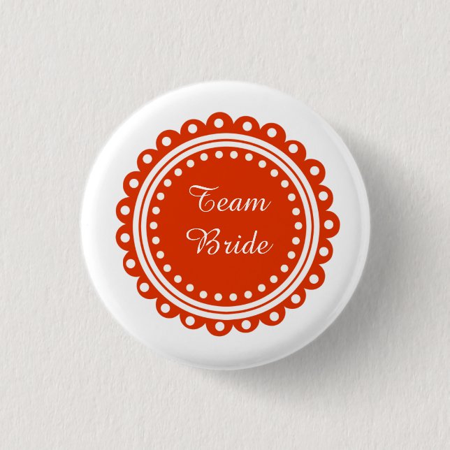 Buttons für moderne Hochzeitsmannschaften (Vorderseite)
