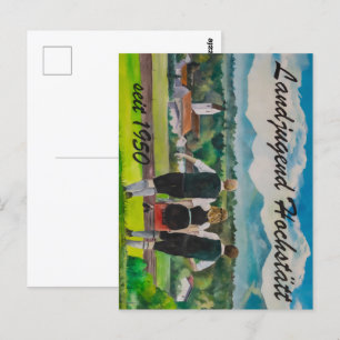 Buttons Postkarte
