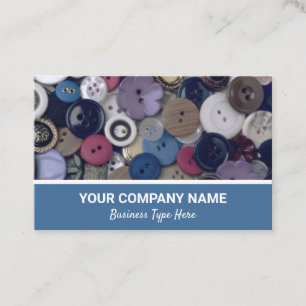 Buttons Visitenkarte zum Nähen von Kleinkrafträder