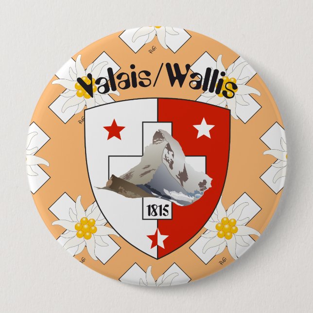 Buttons Wallis Suisse-Schweiz (Vorderseite)