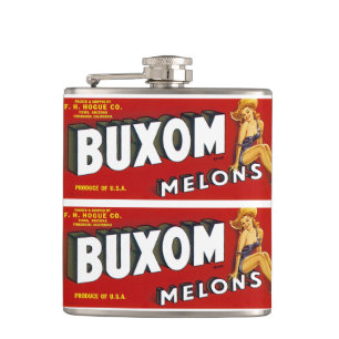 Buxom Mellons Flachmann
