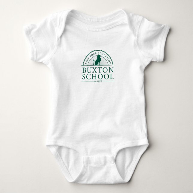 Buxton School Baby Onsie White Baby Strampler (Vorderseite)