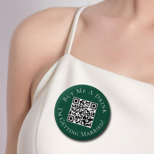 Buy Bride a Drink Junggeselinnen-Abschied Emerald  Button