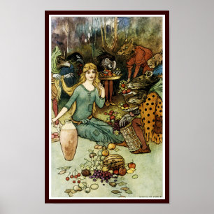 Buy From Us With a Golden Curl Poster