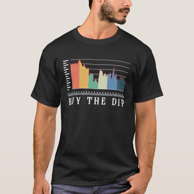 Buy The Dip Cryptro Trader Cryptrocurrency Day Tra T-Shirt (Vorderseite)