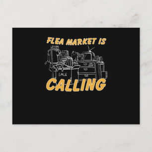 Buy The Flea Market Flea Market Saying Ramsch Postkarte