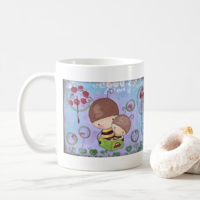 Buz-buz & Beez-beez Kaffeetasse (Mit Donut)