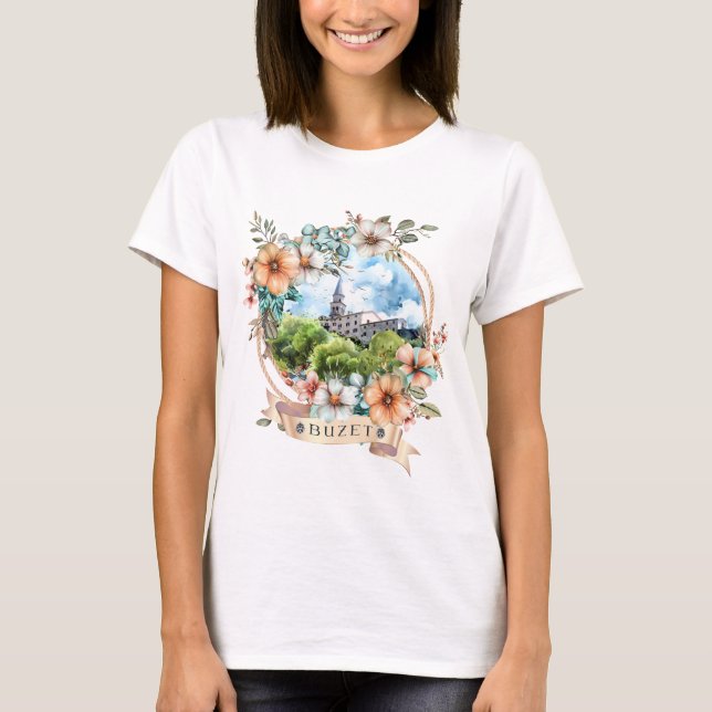 Buzet Croatia T-Shirt (Vorderseite)