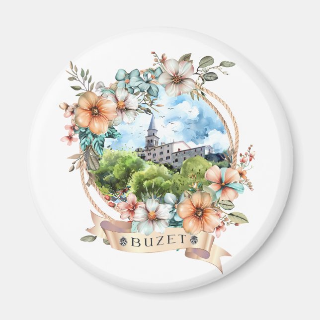Buzet Kroatien Magnet (Vorne)