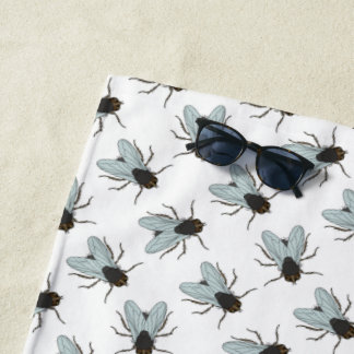 Buzings House Fly Swatter Insekt Yucky Bug Strandtuch