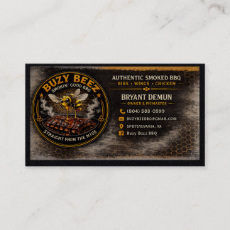 Buzy Bee BBQ Visitenkarte