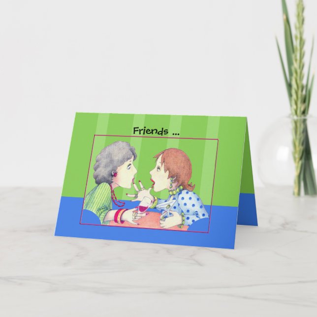 Buzz blue Friends Card Karte (Vorderseite)