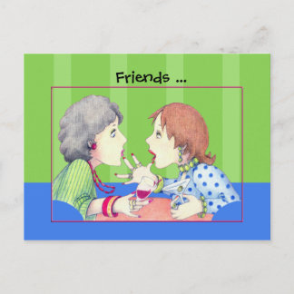 Buzz Blue Postcard Postkarte