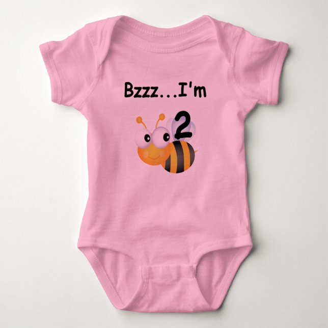 Buzz Bumblebee 2. Geburtstag T - Shirt und Geschen (Vorderseite)