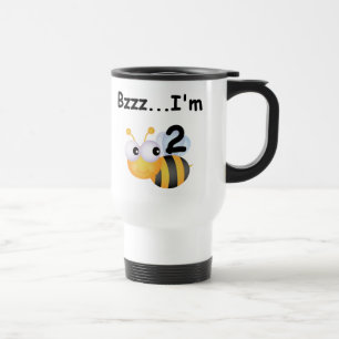 Buzz Bumblebee 2. Geburtstag T - Shirt und Geschen Reisebecher