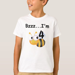 Buzz Bumblebee 4. Geburtstag T - Shirt und Geschen
