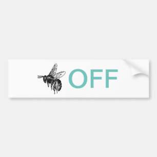 Buzz Off Car Magnet Autoaufkleber