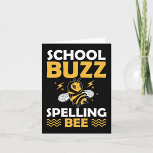 Buzz Rechtschreibweise Bee 100 Tage der Schule Spa Karte
