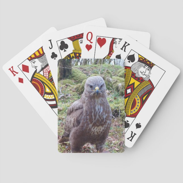 Buzzard mit Höhenlage Spielkarten (Rückseite)