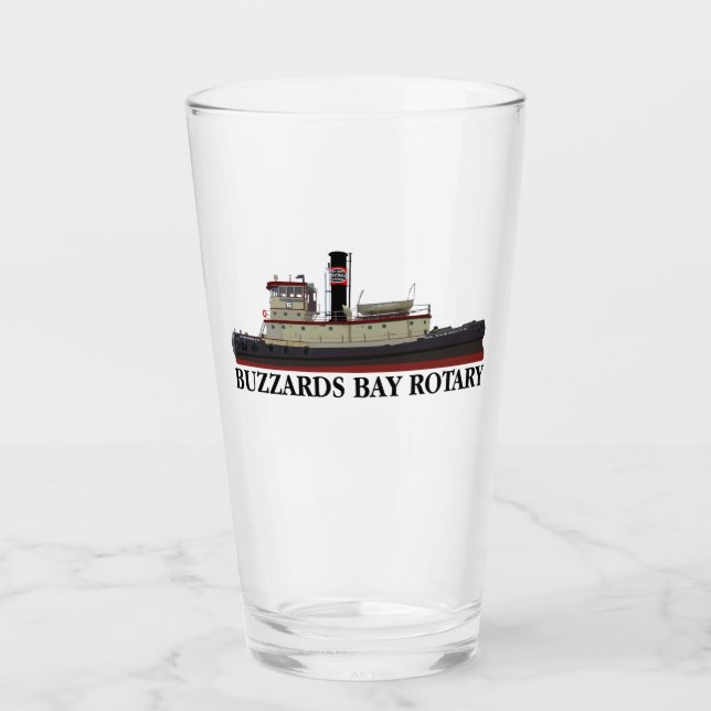 Buzzards Bay Rotary Tugboat Tumbler Gläser (Vorderseite)