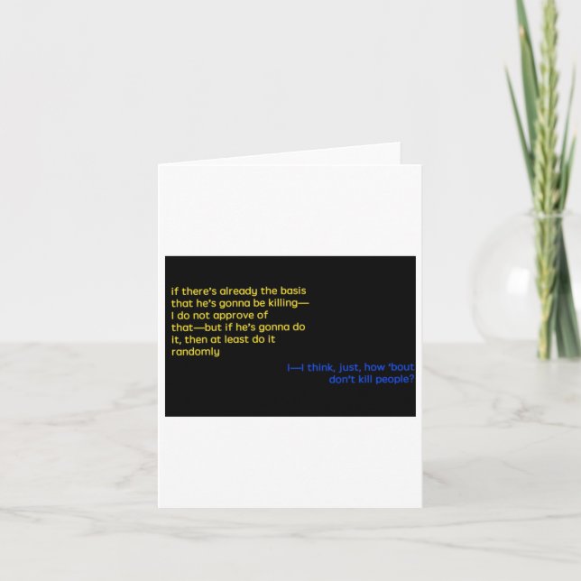 Buzzfeed Ungelöste Aufkleber Karte (Vorderseite)