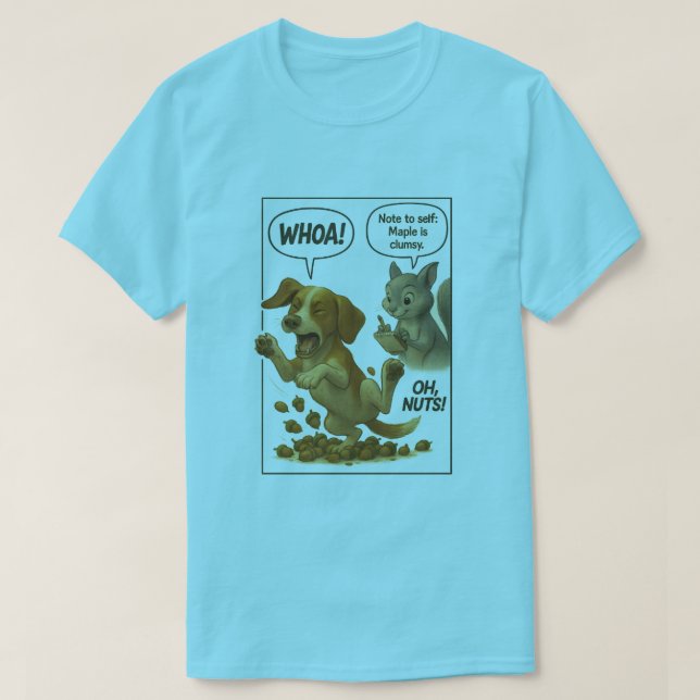 Buzzfusion Hollow Comic T-Shirt - Ahorn Mishap (Design vorne)