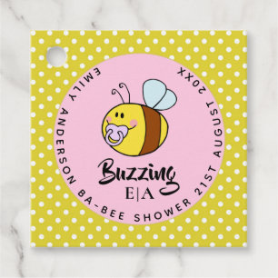 Buzzing Ba-BEE Babydusche Niedlich Danke Geschenkanhänger
