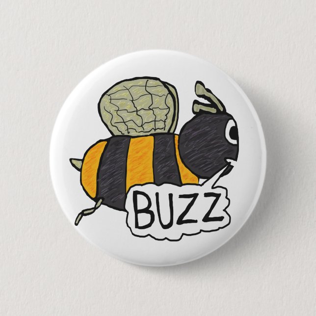 Buzzing Bee Button (Vorderseite)
