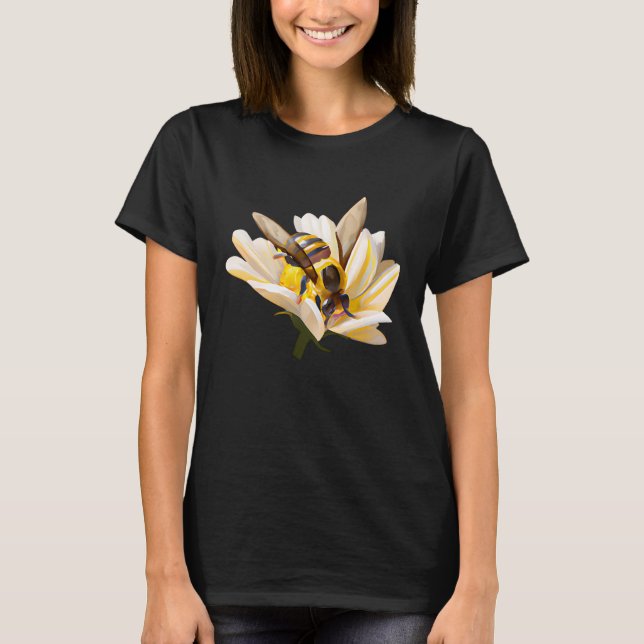 Buzzing Bee Rette die Bestäuber T-Shirt (Vorderseite)