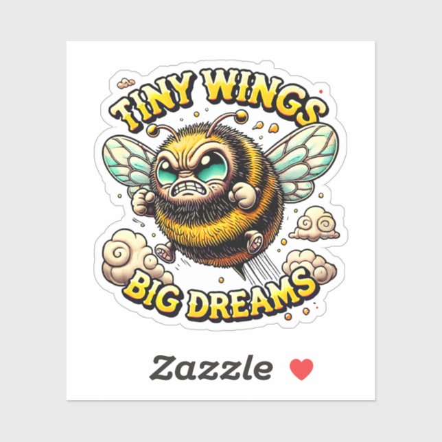 Buzzing for Greatness Aufkleber (Blatt)