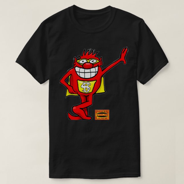 BUZZR Drücken Sie Ihr Glück Whammy T-Shirt (Design vorne)