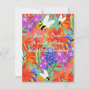 BuzzUnderBlooms_Editable Kids Postkarte