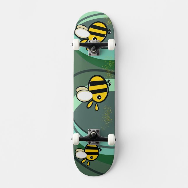 Buzzy Bees Skateboard Deck (Vorderseite)