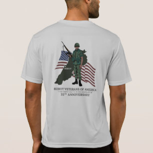 BVA 35. Jahrestags-Friedenstruppen-Shirt T-Shirt